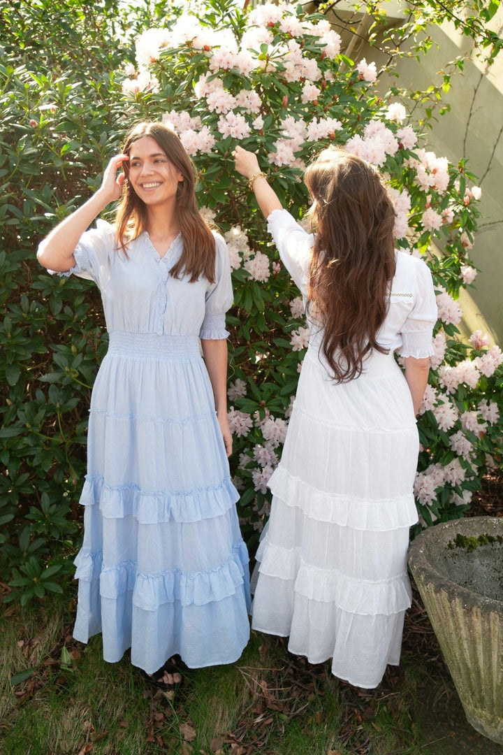 Sophie S Voile Dress White | Kjoler | Smuk - Dameklær på nett