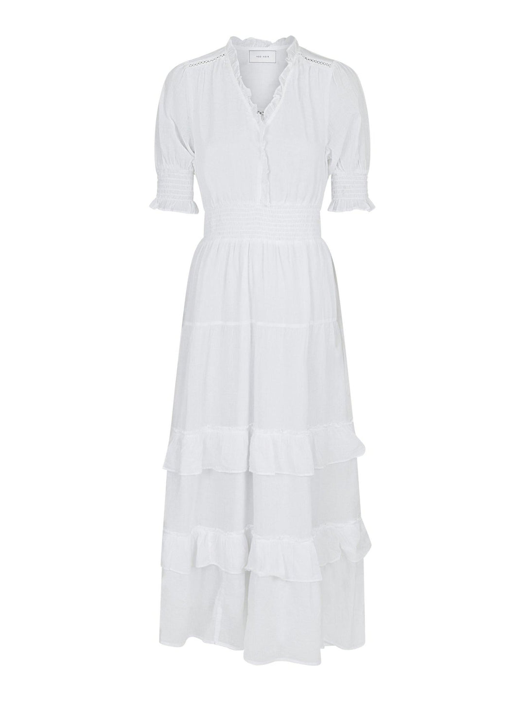 Sophie S Voile Dress White | Kjoler | Smuk - Dameklær på nett