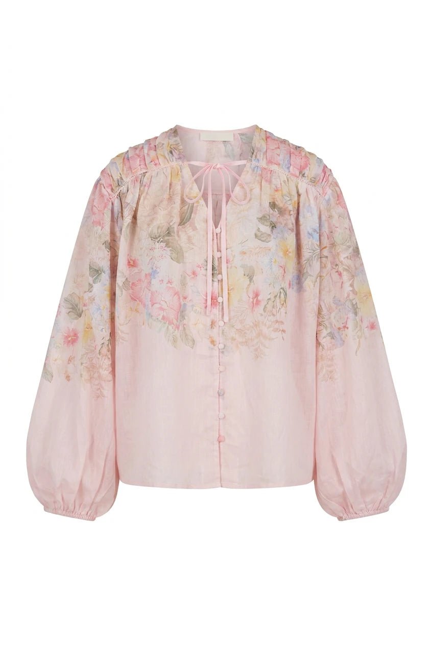 Spring Blouse Rose Flower | Skjorter og bluser | Smuk