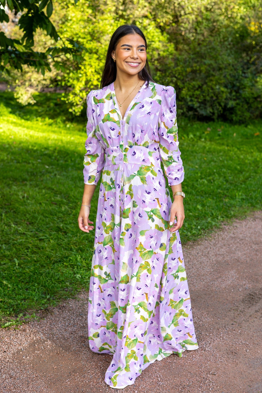 Spring Button - Down Dress Delicate | Kjoler | Smuk