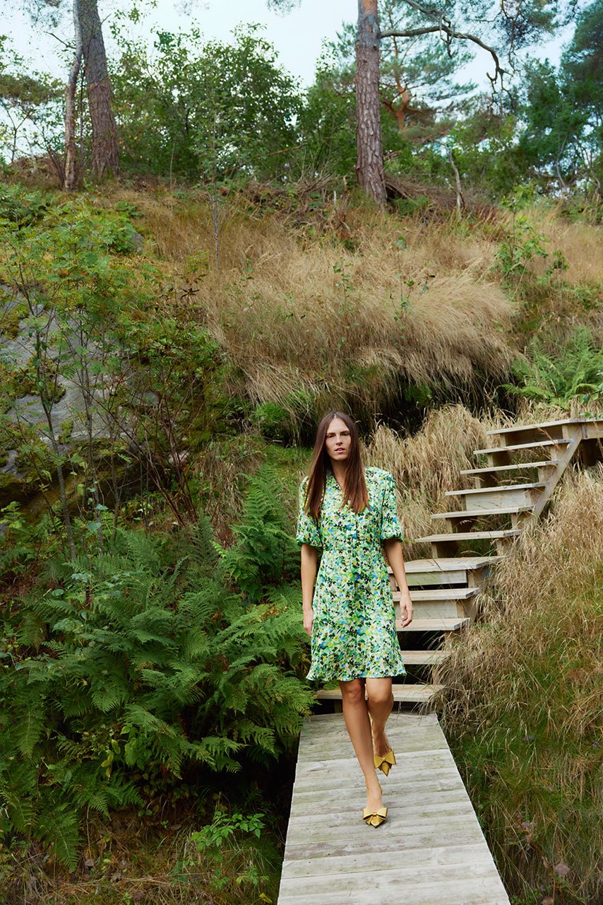 Spring Monica Dress Green | Kjoler | Smuk