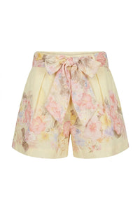 Spring Shorts Jaune Flower