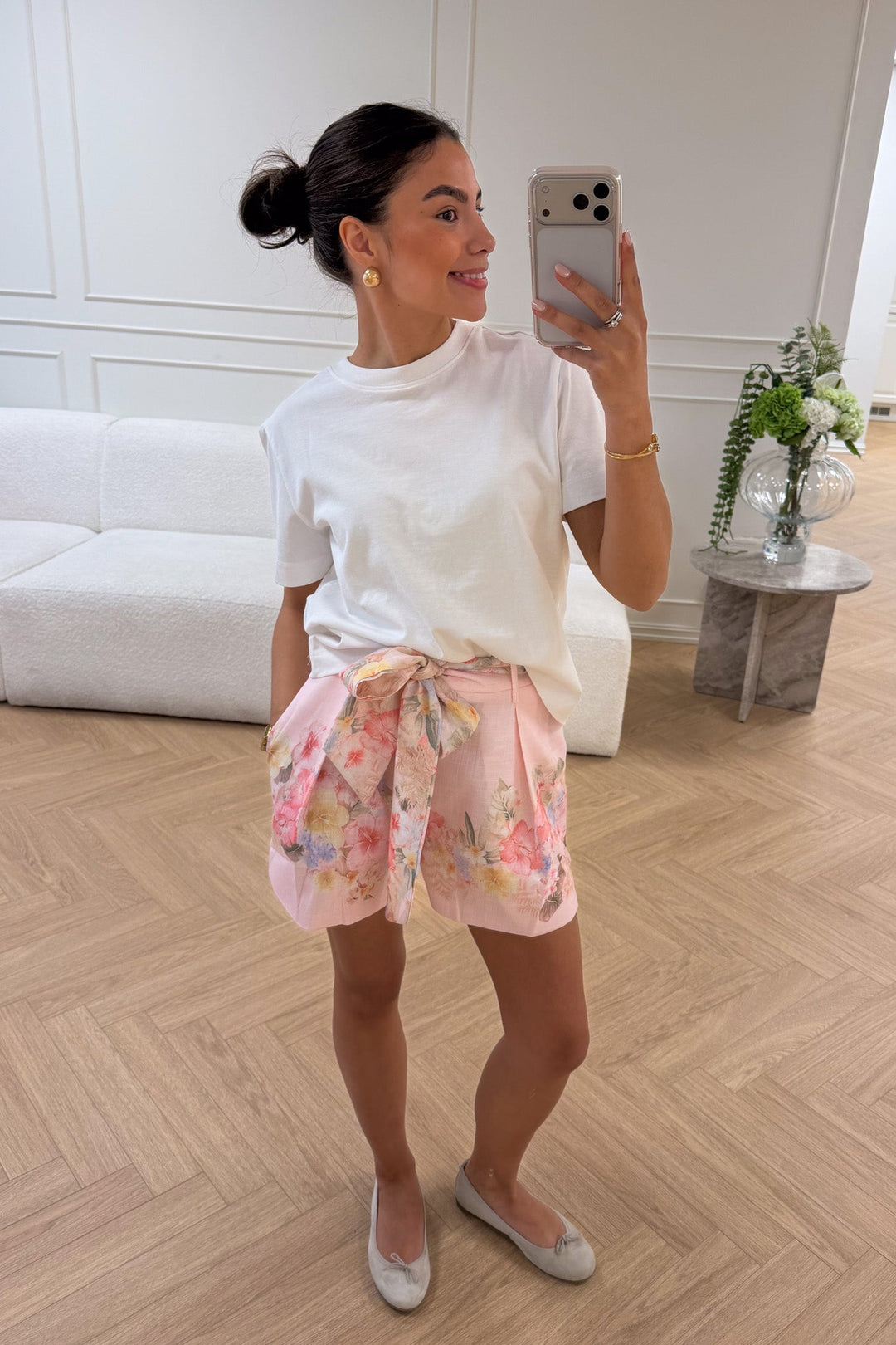 Spring Shorts Rose Flower | Shorts | Smuk