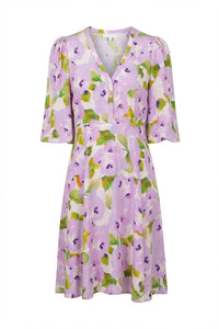 Spring V-Neck Dress Delicate