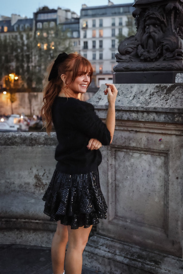 Stardust Skirt Shorts Black & Silver | Skjørt | Smuk - Dameklær på nett