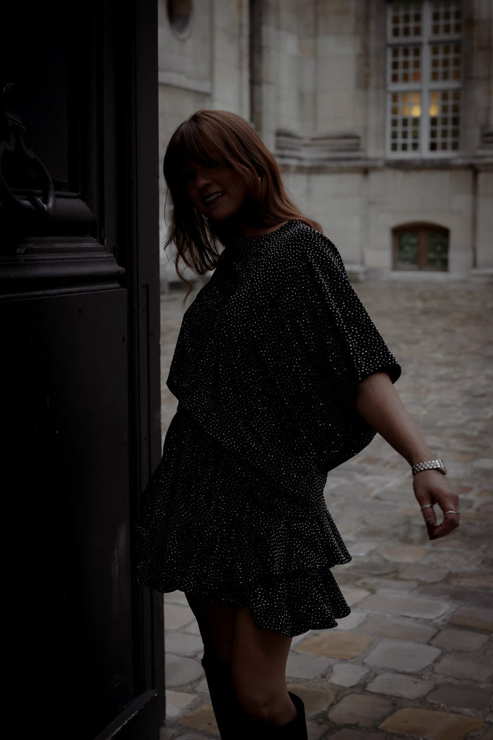 Stardust Top Black & Gold | Topper | Smuk - Dameklær på nett