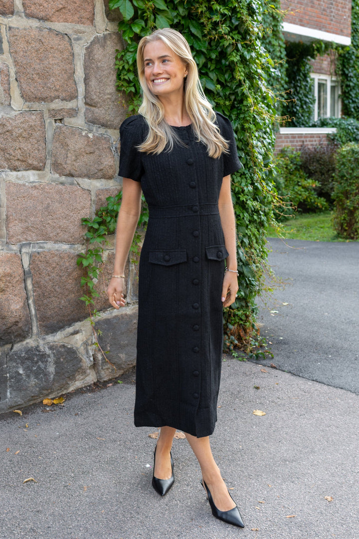 Stassie Midi Dress Black | Kjoler | Smuk