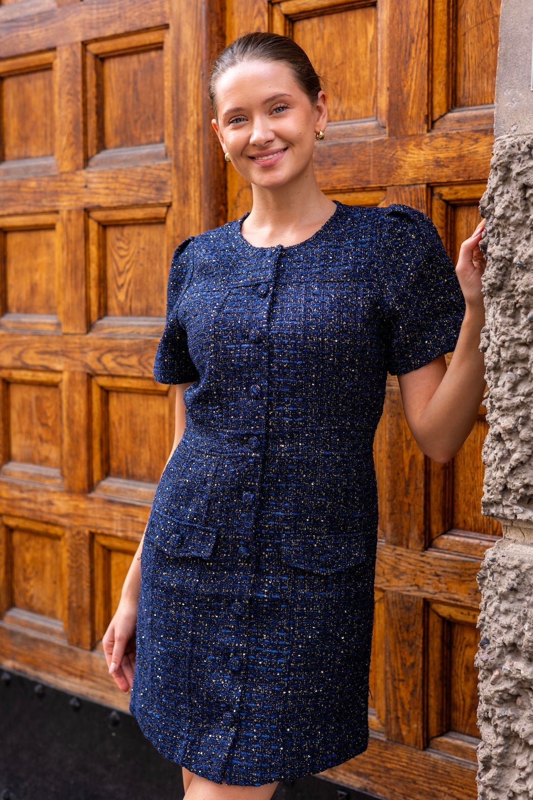 Stassie Mini Dress Navy | Kjoler | Smuk - Dameklær på nett