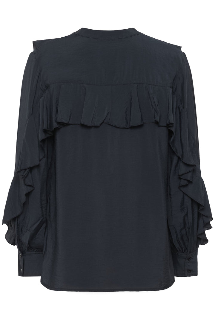 Stefani Shirt Dark Navy | Skjorter og bluser | Smuk - Dameklær på nett