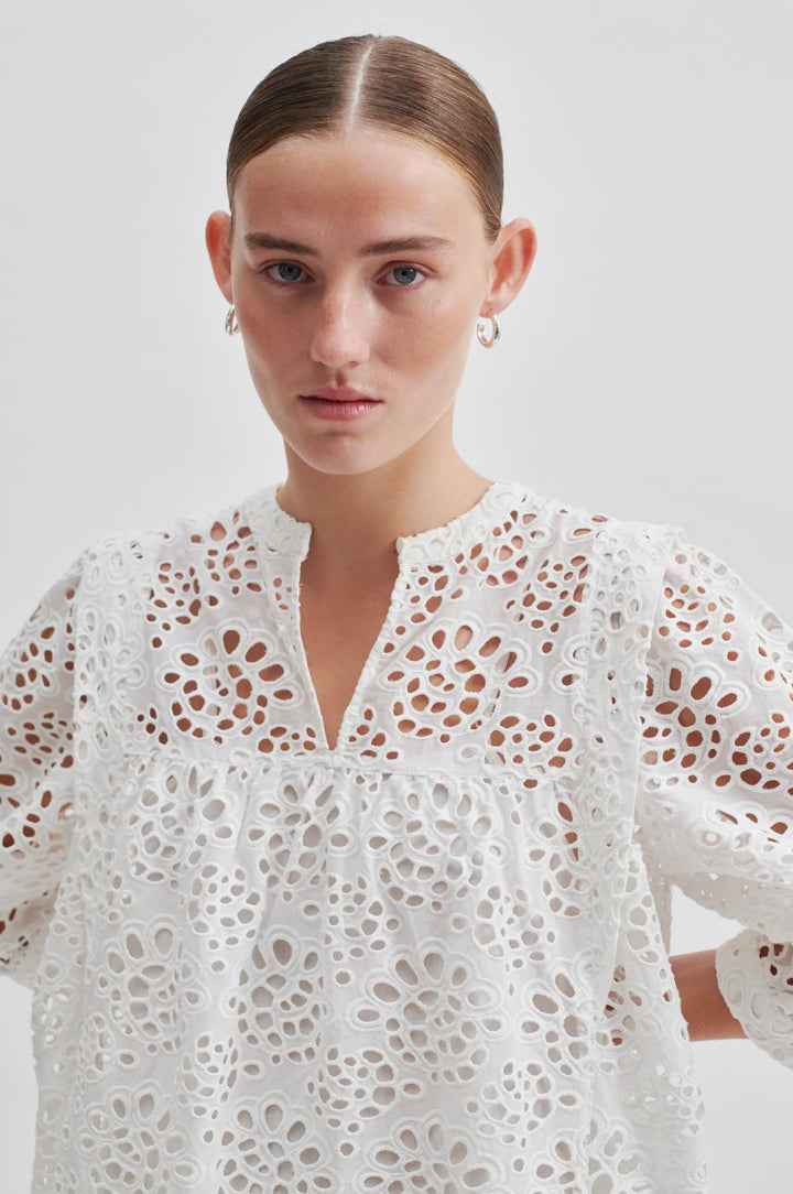 Stefanie Dress White | Kjoler | Smuk - Dameklær på nett