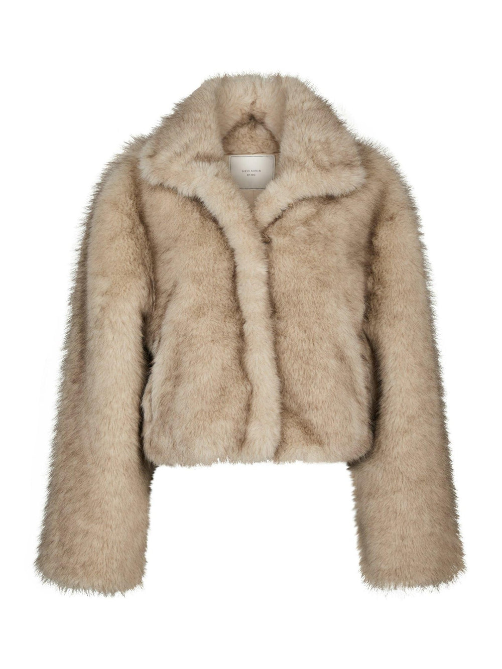 Steff Faux Fur Jacket Beige | Yttertøy | Smuk - Dameklær på nett