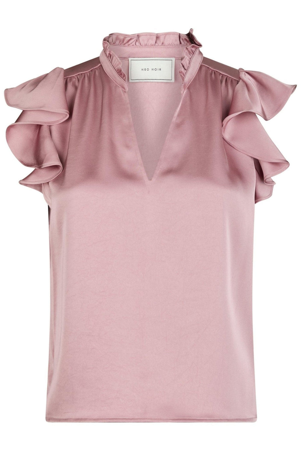 Stella Heavy Sateen Blouse Evening Rose | Skjorter og bluser | Smuk - Dameklær på nett