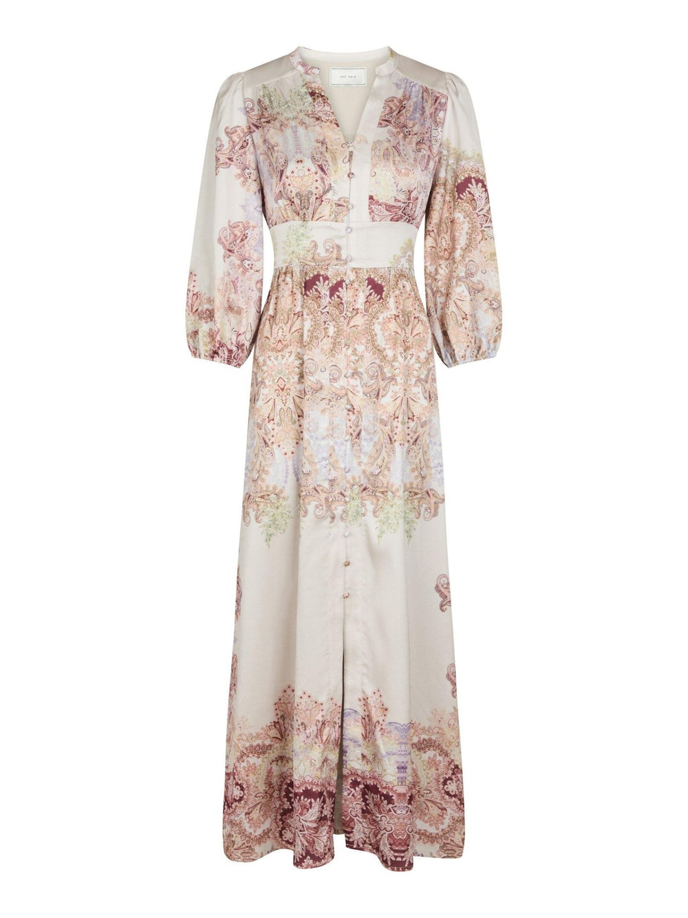Stellar Artist Paisley Dress Ivory | Kjoler | Smuk - Dameklær på nett