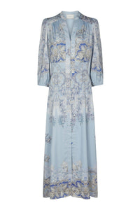 Stellar Artist Paisley Dress Light Blue
