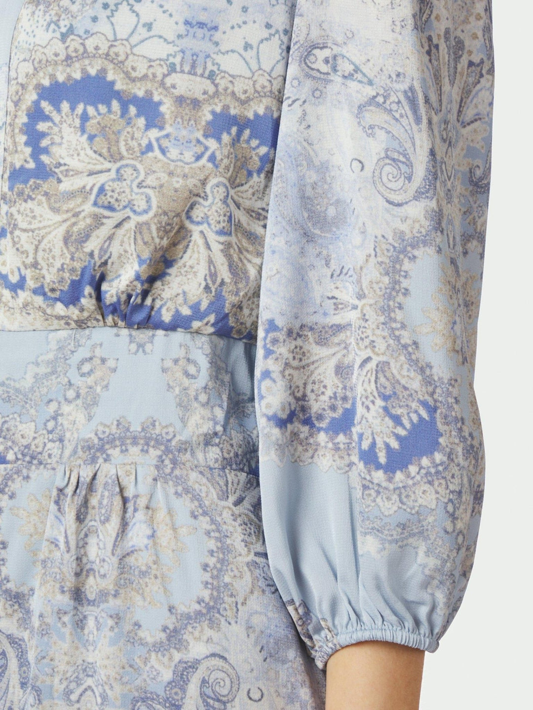 Stellar Artist Paisley Dress Light Blue | Kjoler | Smuk