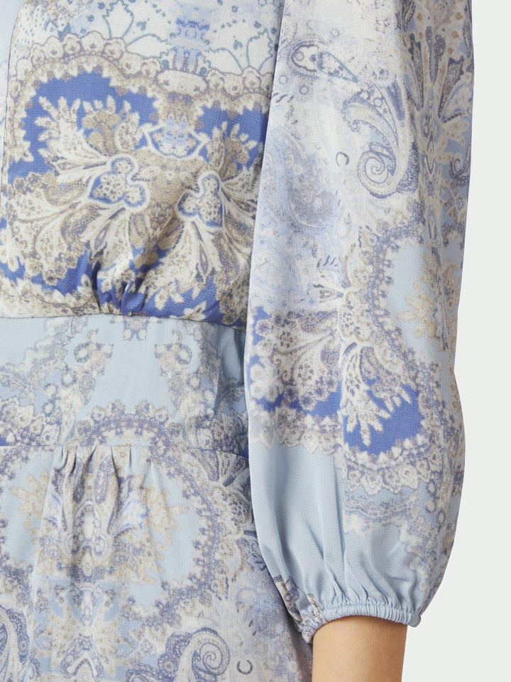 Stellar Artist Paisley Dress Light Blue | Kjoler | Smuk