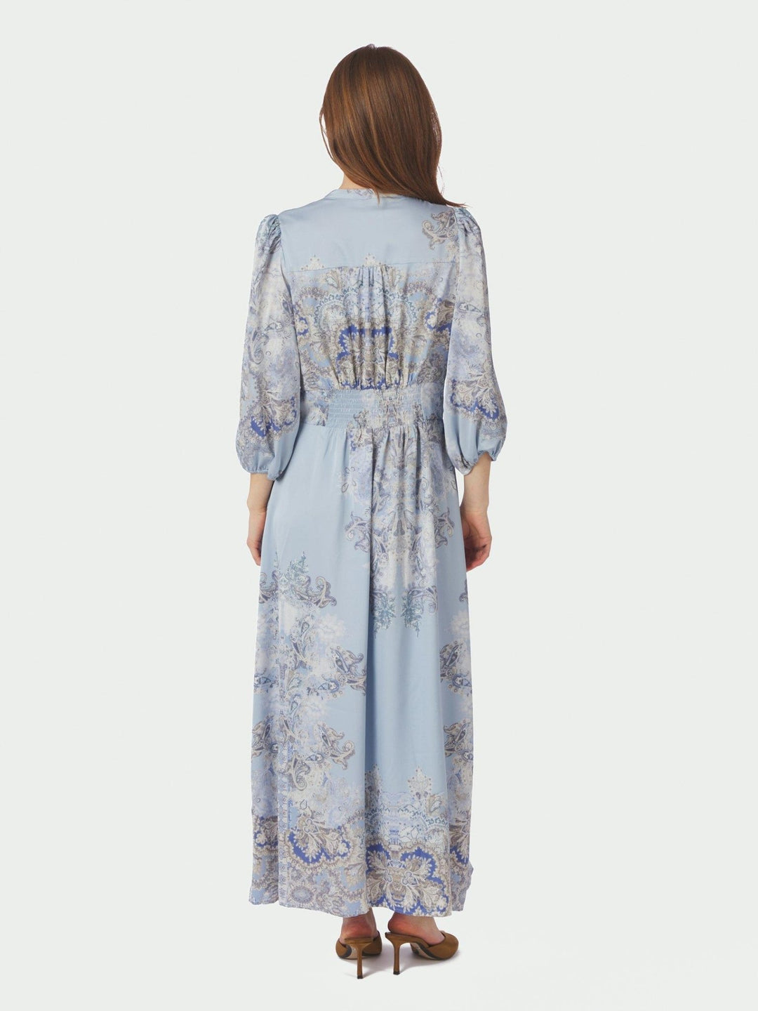 Stellar Artist Paisley Dress Light Blue | Kjoler | Smuk