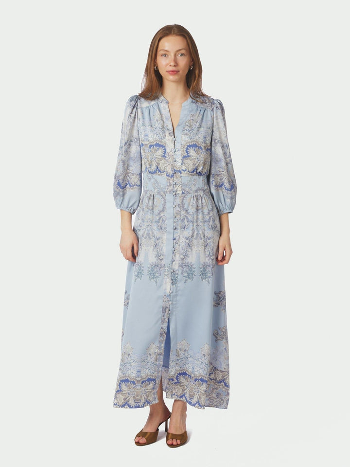 Stellar Artist Paisley Dress Light Blue | Kjoler | Smuk