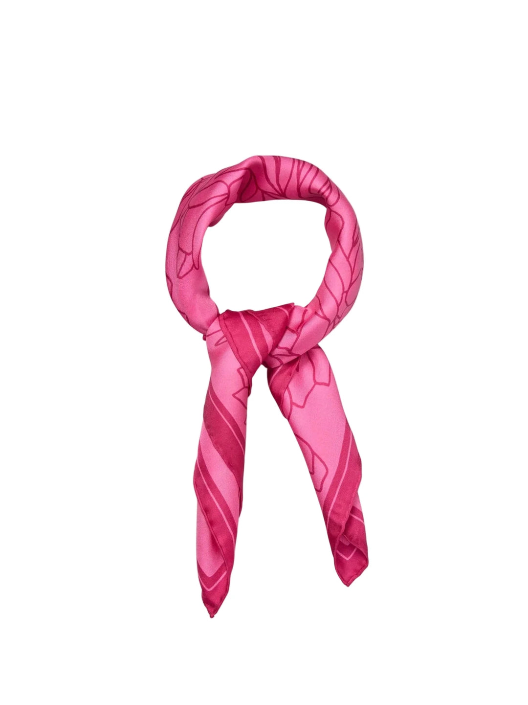 Stencia Tulip Sia Scarf Vivacious Pink | Accessories | Smuk