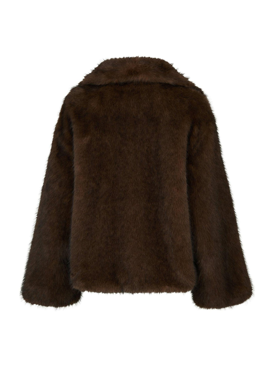 Stephanie Faux Fur Jacket Brown | Yttertøy | Smuk - Dameklær på nett