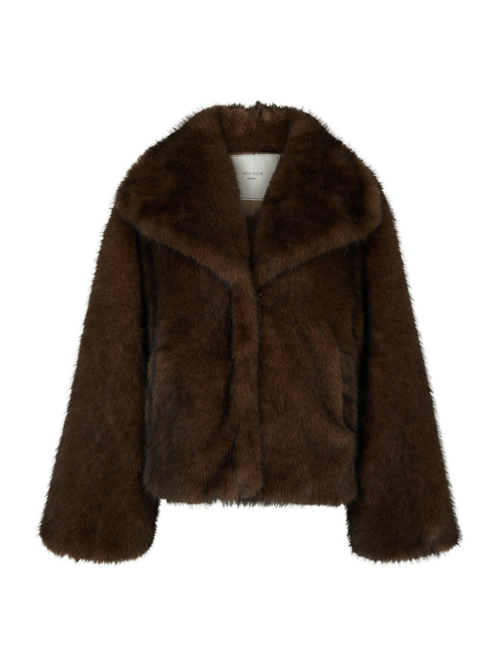 Stephanie Faux Fur Jacket Brown | Yttertøy | Smuk - Dameklær på nett