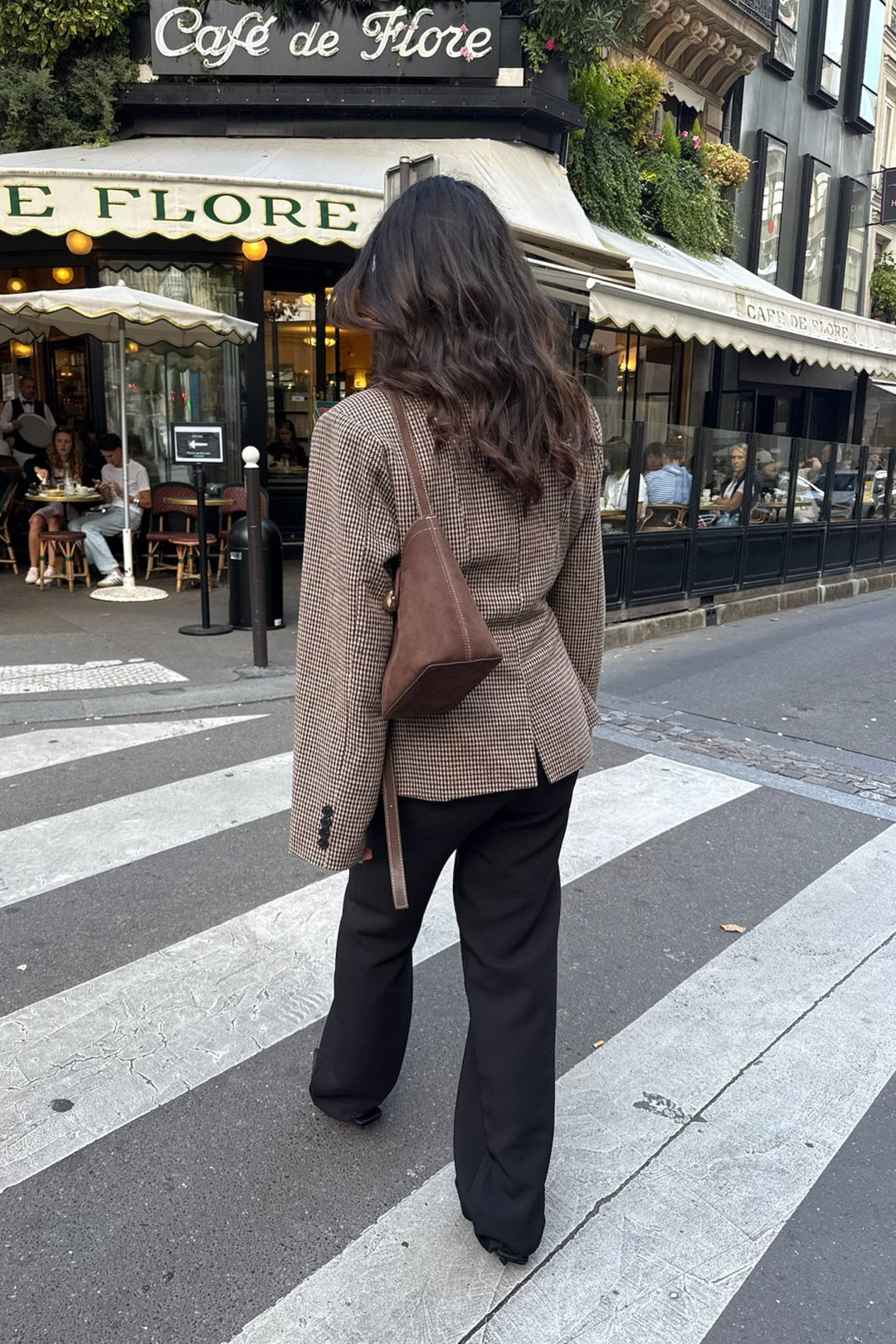Stine Blazer Brown Checks | Blazer | Smuk