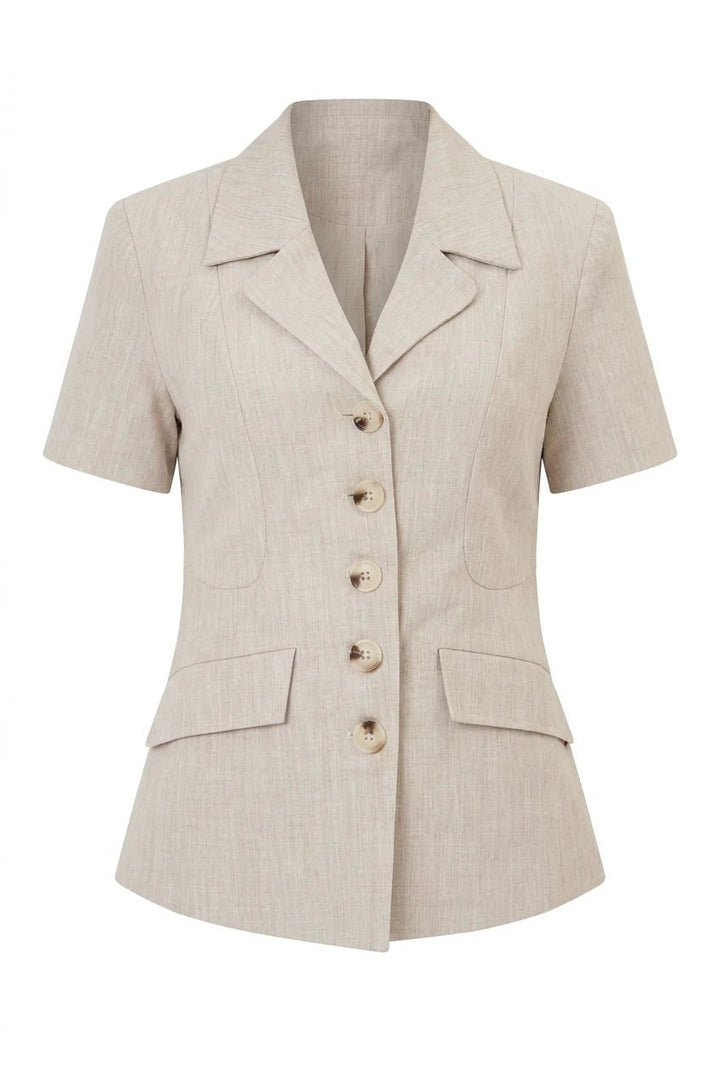 Stine Tee Blazer Beige | Blazer | Smuk