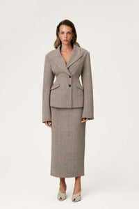 Stockholm Blazer Beige Melange