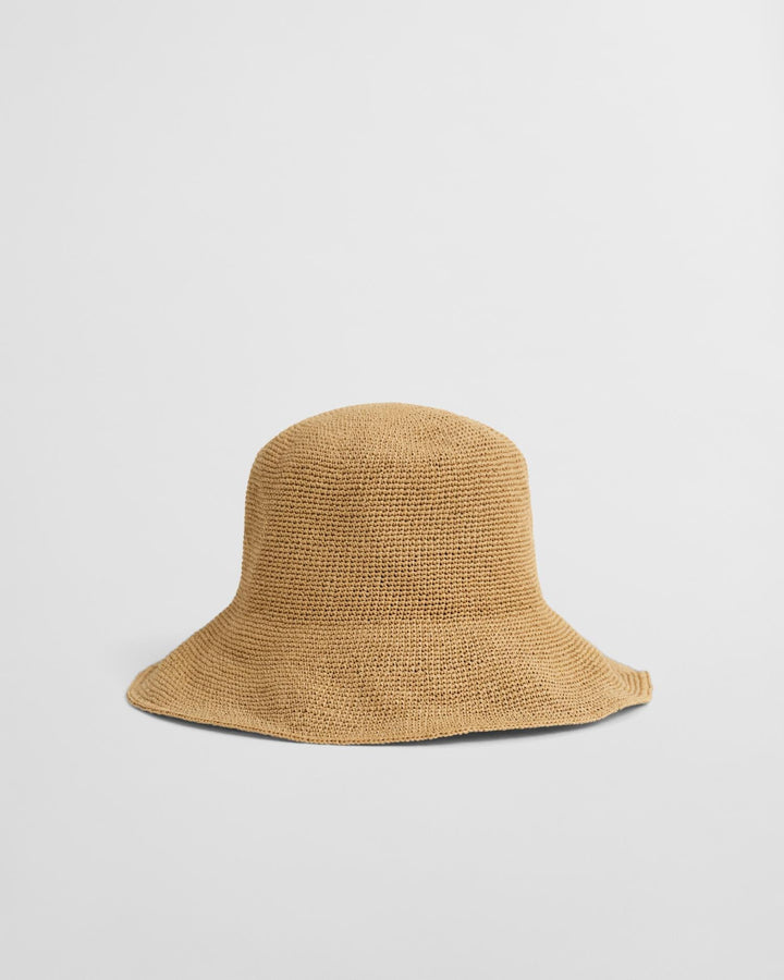 Straw Hat Caramel Beige | Accessories | Smuk - Dameklær på nett