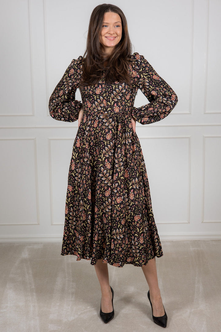 Striped Collared Midi Dress Petite Paisley | Kjoler | Smuk - Dameklær på nett