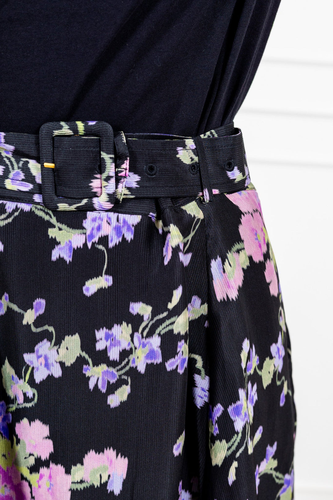 Striped Organza Maxi Skirt Midnight Viola | Skjørt | Smuk - Dameklær på nett