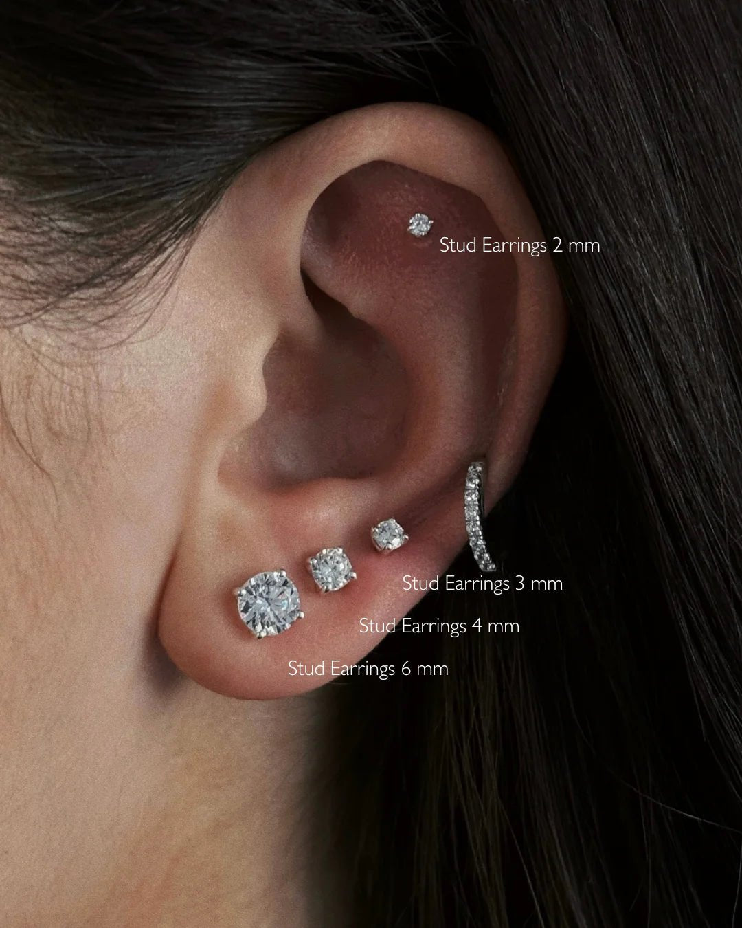 Studs Earrings 6 Mm Silver | Accessories | Smuk