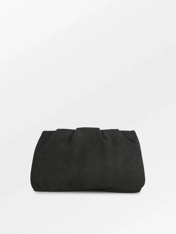Suede Clutch Bag Black | Vesker | Smuk