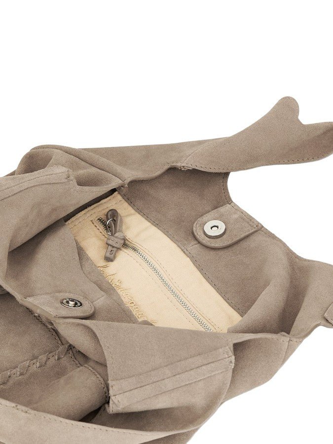 Suede Demi Bag Moral Gray | Vesker | Smuk
