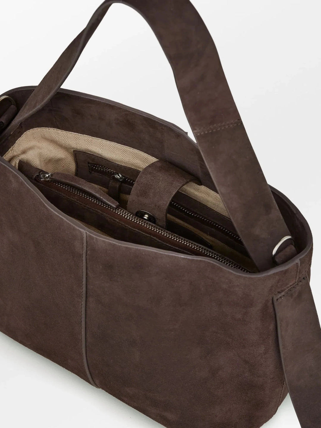 Suede Fraya Small Bag Hot Fudge Brown | Vesker | Smuk