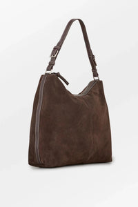 Suede Ginni Lagre Bag Chocolate Torte