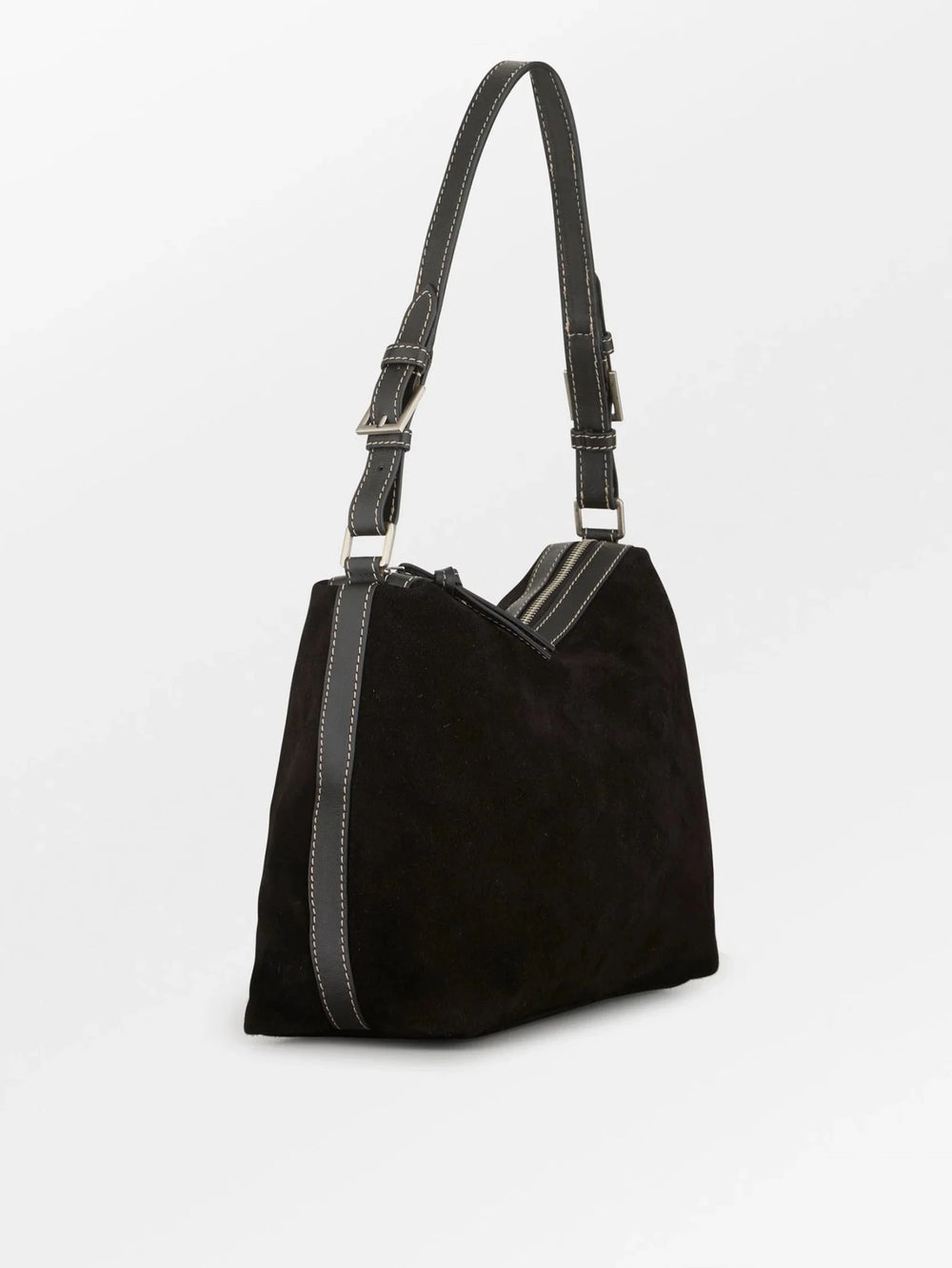 Suede Ginni Medi Bag Black | Vesker | Smuk