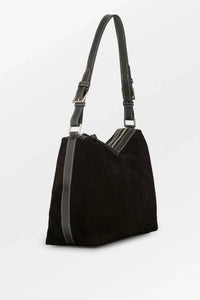 Suede Ginni Medi Bag Black