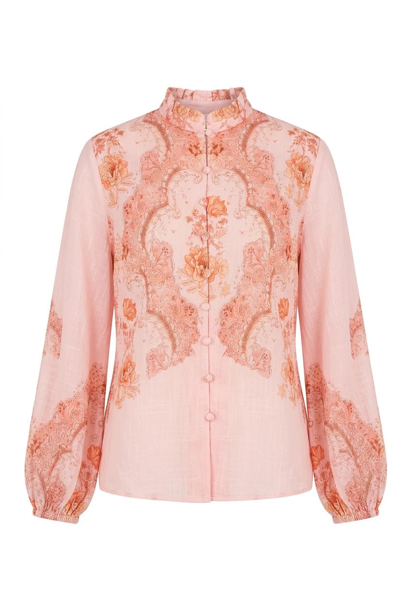 Summer Blouse Pink Paisley | Skjorter og bluser | Smuk