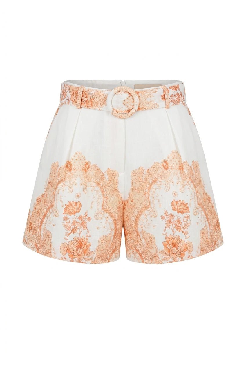 Summer Shorts White Paisley | Skjorter og bluser | Smuk