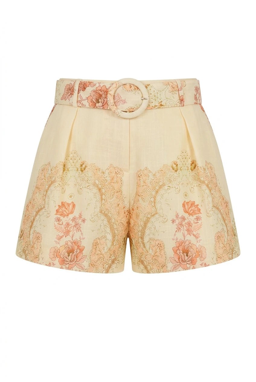 Summer Shorts Yellow Paisley | Skjorter og bluser | Smuk