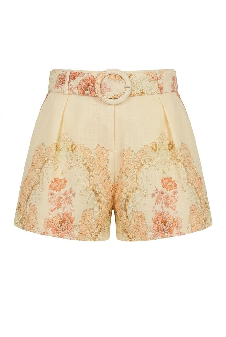 Summer Shorts Yellow Paisley | Skjorter og bluser | Smuk