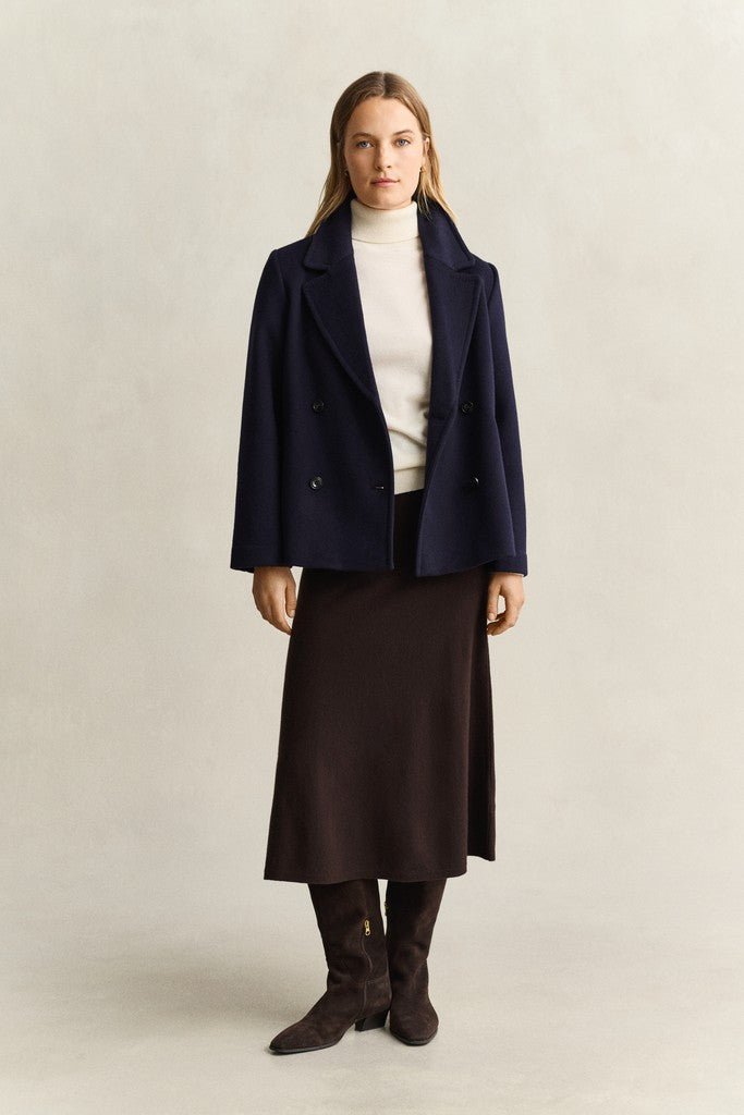 Superfine Lambswool Skirt Deep Brown | Skjørt | Smuk