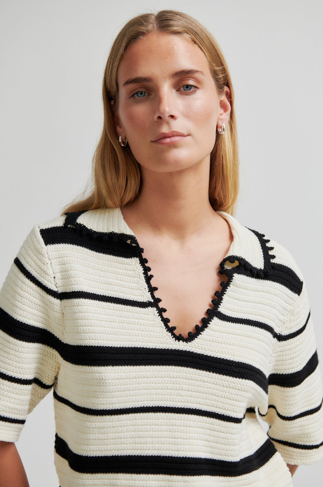 Susi Knit Collar Eggnog | Genser | Smuk
