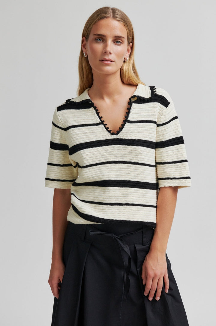 Susi Knit Collar Eggnog | Genser | Smuk