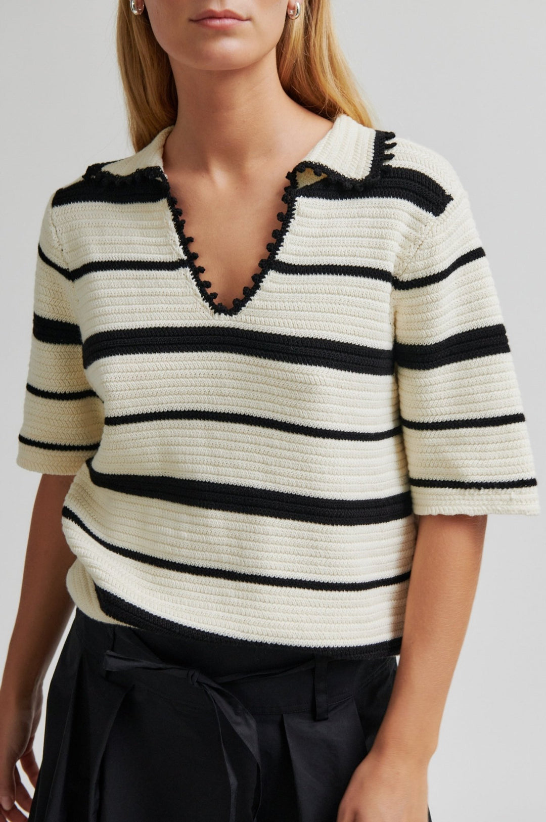 Susi Knit Collar Eggnog | Genser | Smuk