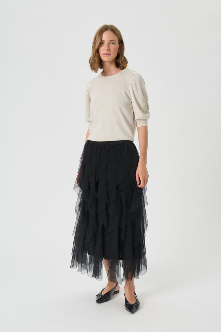 Svanhild Skirt Black | Skjørt | Smuk - Dameklær på nett
