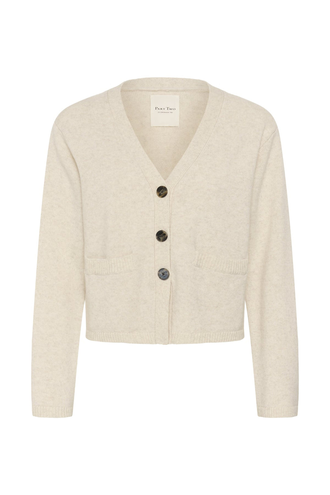 Sveva Cardigan Oatmeal Melange | Genser | Smuk