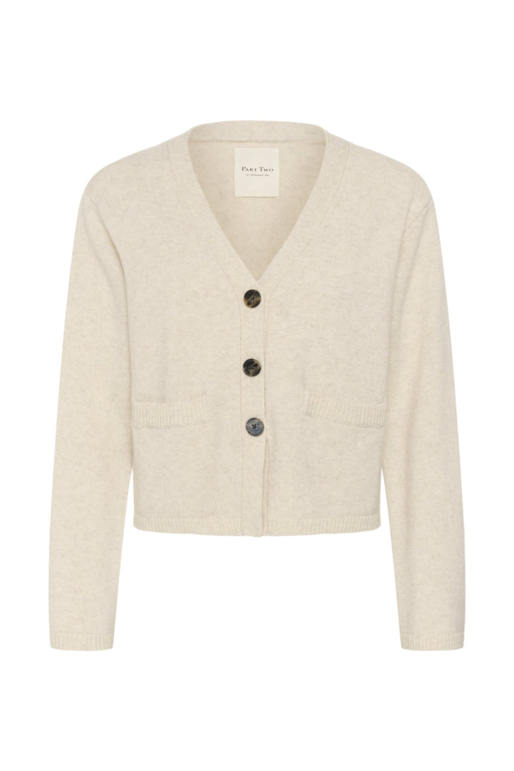 Sveva Cardigan Oatmeal Melange | Genser | Smuk