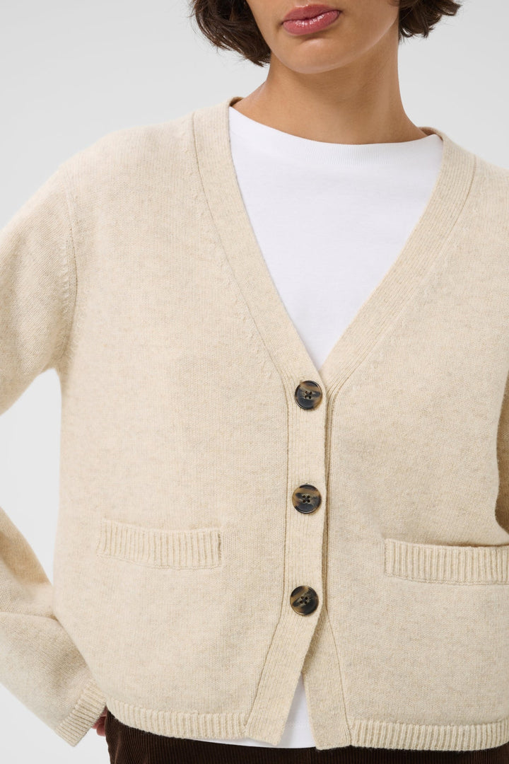 Sveva Cardigan Oatmeal Melange | Genser | Smuk